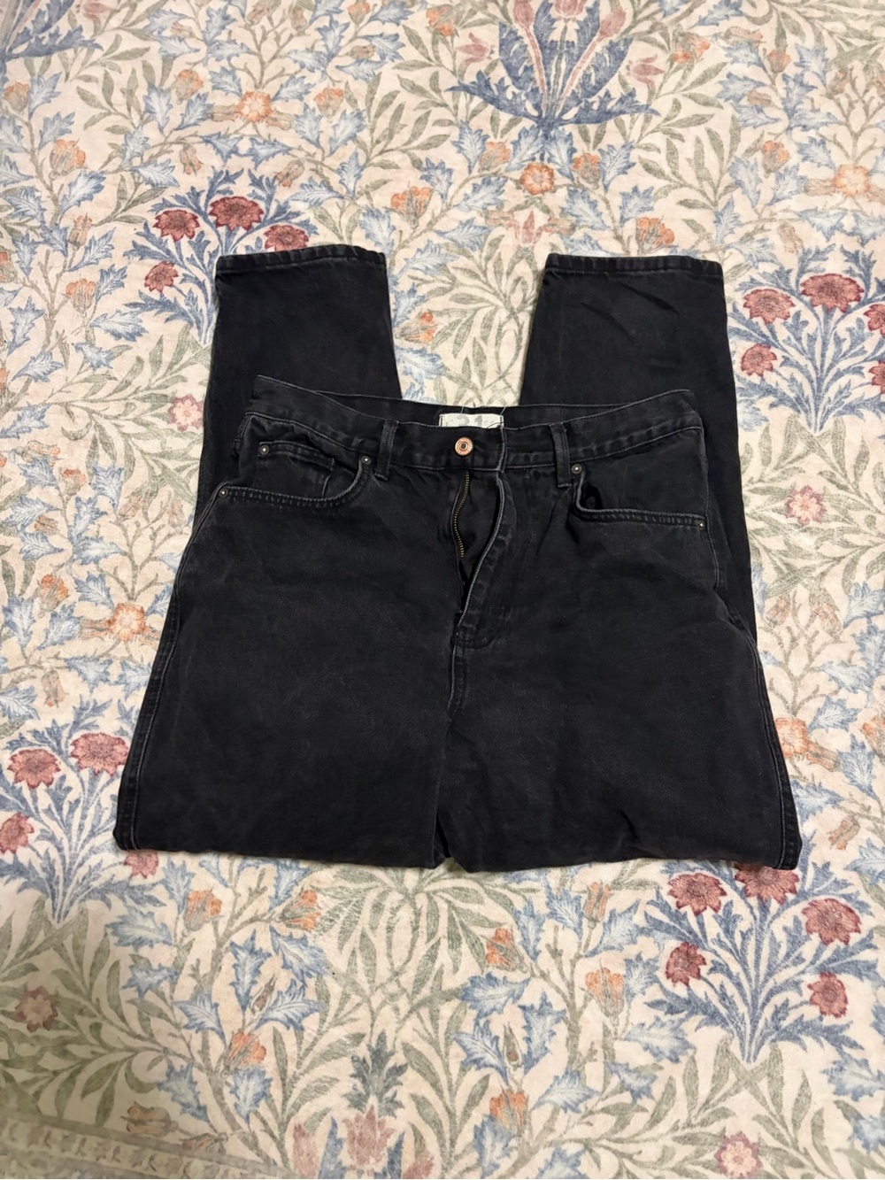 We The Free Relaxed Black Washed Jeans